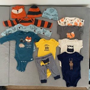 3-6 month clothing in various brands